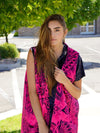 Pink Mandala Burn Summer Dream Cloak