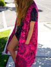 Pink Mandala Burn Summer Dream Cloak