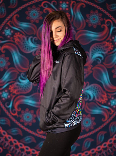 Awakening Doodle Back Panel Unisex Hoodie