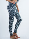 Black Mandala Forest Leggings