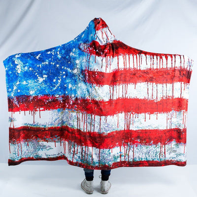 Bleed America Hooded Blanket