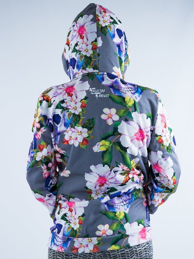 Blooming Skull Unisex Hoodie