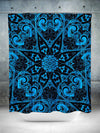 Blue Mandala Shower Curtain