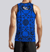 Blue Mandala Unisex Tank Top