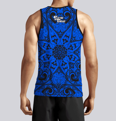 Blue Mandala Unisex Tank Top