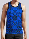 Blue Mandala Unisex Tank Top