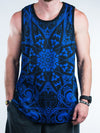 Blue Mandala Unisex Tank Top