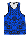 Blue Mandala Unisex Tank Top