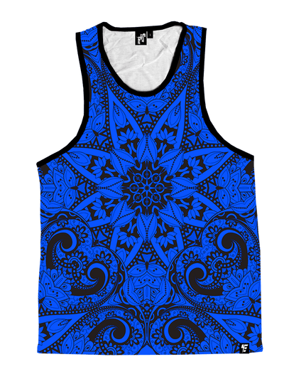 Blue Mandala Unisex Tank Top