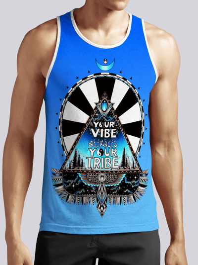 Blue Vibe Tribe Unisex Tank Top