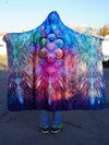 Chakra Balls Hooded Blanket