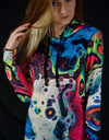 Cosmic Trip Hooded Dress