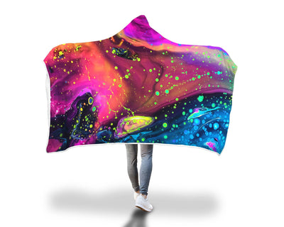 Cosmos Melt Hooded Blanket