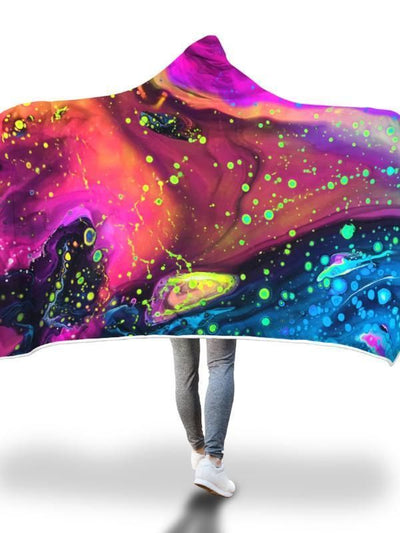 Cosmos Melt Hooded Blanket