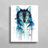 Dark Wolf HD Metal Panel Print Ready to Hang