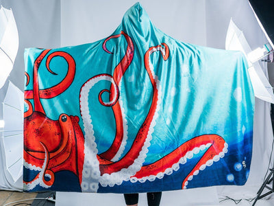 Deep Sea Hooded Blanket