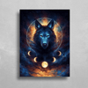 Dream Catcher Wolf HD Metal Panel Print Ready to Hang