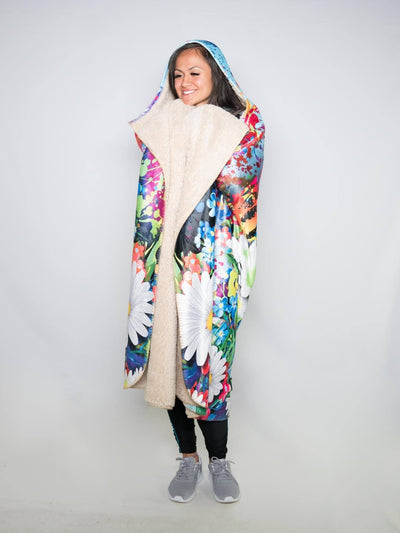 Electro Daisy Hooded Blanket