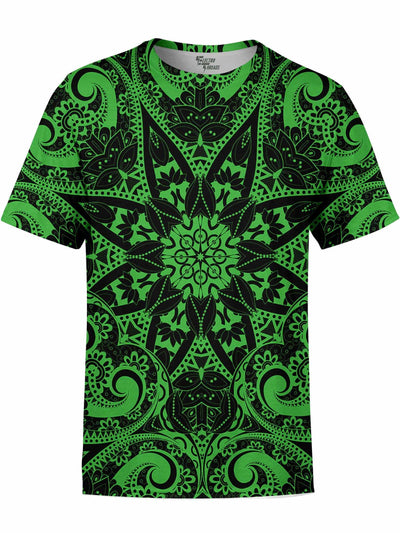 Electro Green Mandala Unisex Crew