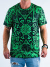 Electro Green Mandala Unisex Crew