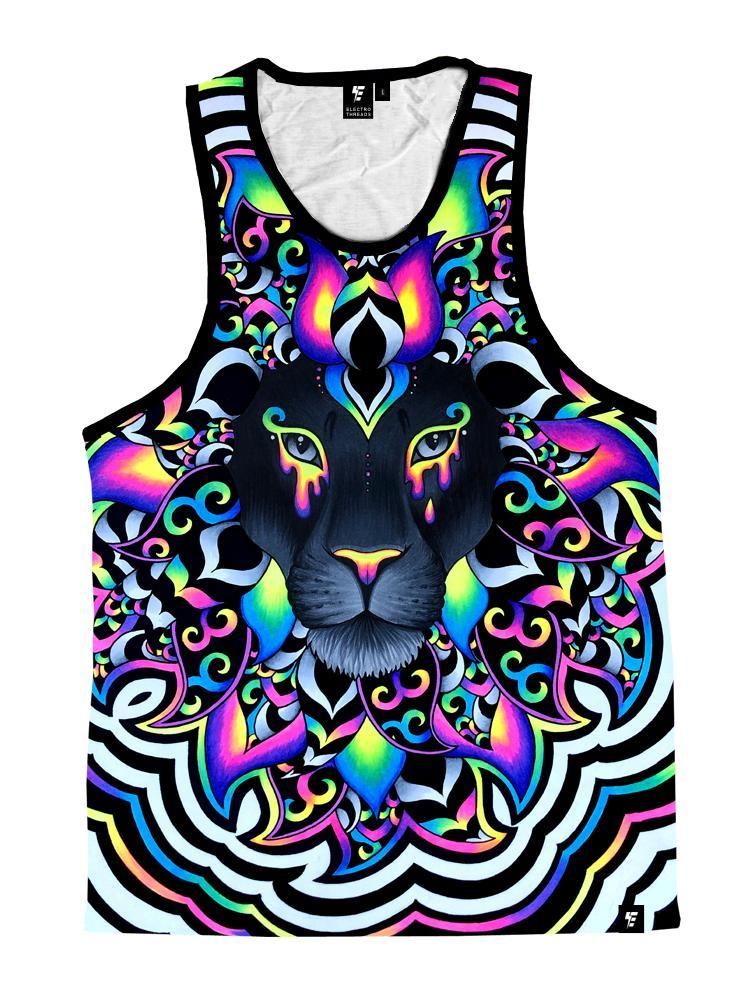 Electro Lion Unisex Tank Top