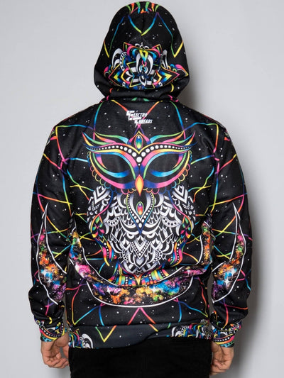 Electro Owl Unisex Hoodie