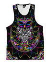 Electro Owl Unisex Tank Top