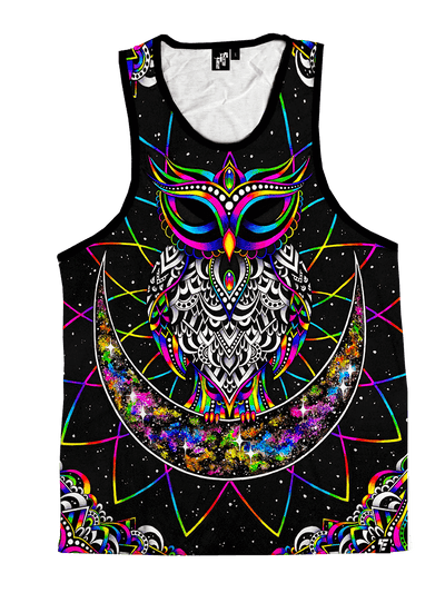 Electro Owl Unisex Tank Top