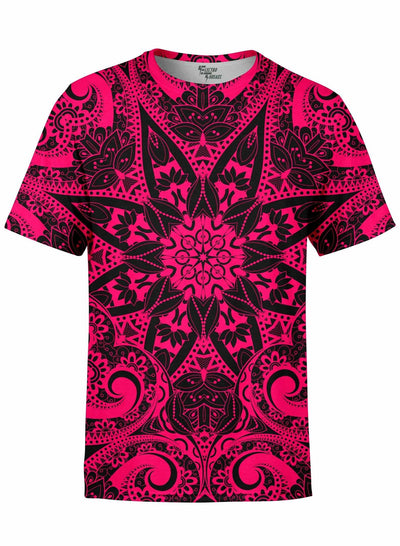 Electro Pink Mandala Unisex Crew