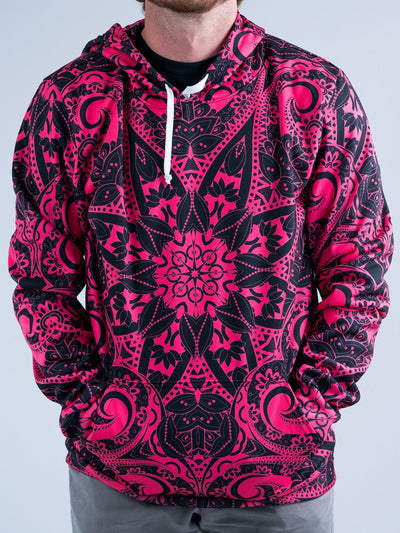 Electro Pink Mandala Unisex Hoodie