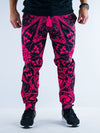 Electro Pink Mandala Unisex Joggers