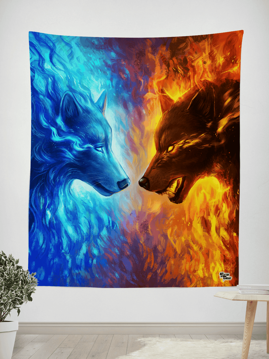 Fire and Ice Tapestry