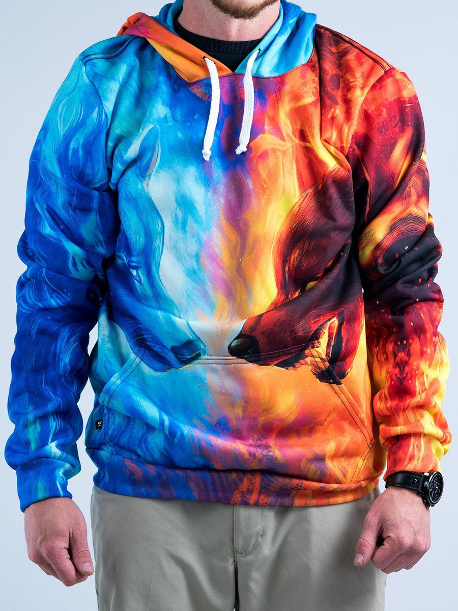 Fire and Ice Unisex Hoodie