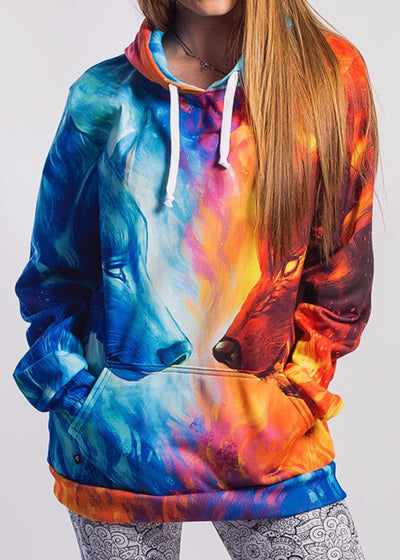 Fire and Ice Unisex Hoodie