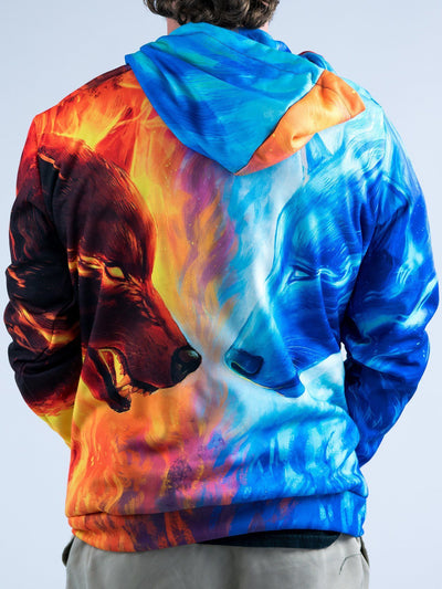 Fire and Ice Unisex Hoodie