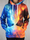 Fire and Ice Unisex Hoodie