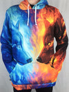 Fire and Ice Unisex Hoodie