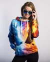 Fire and Ice Unisex Hoodie