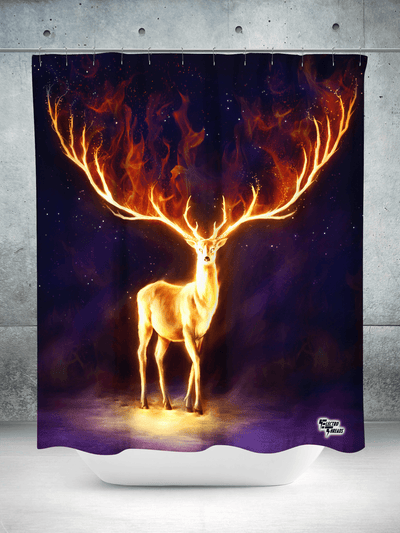 Fire Walker Shower Curtain