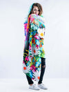 Flower Trip Hooded Blanket