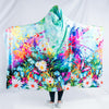 Flower Trip Hooded Blanket