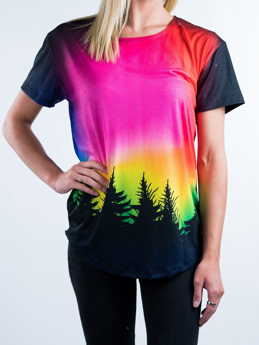 Forest Galaxy Scoop Tee