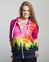 Forest Galaxy Unisex Zip Hoodie