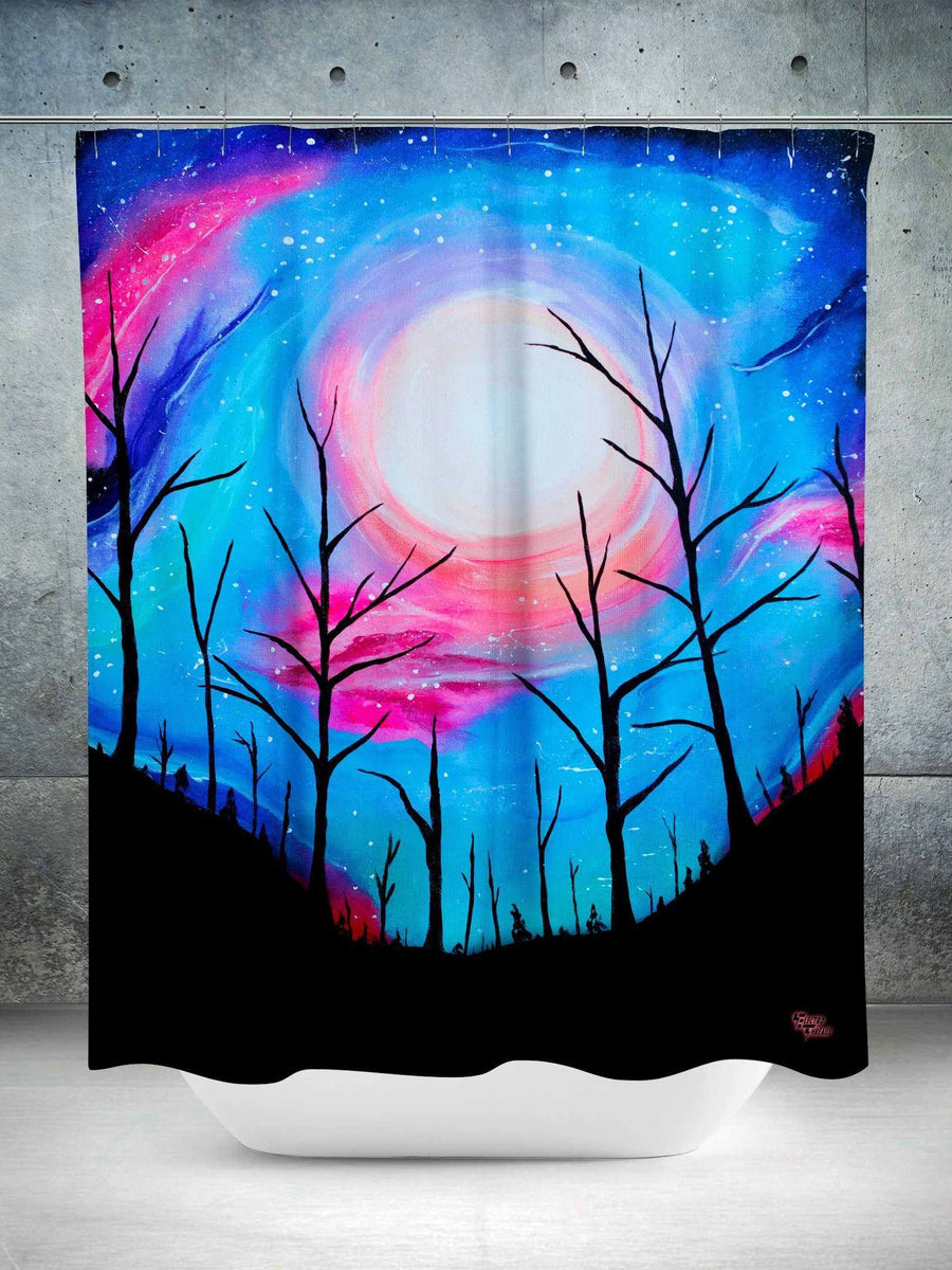 Full Moon Shower Curtain