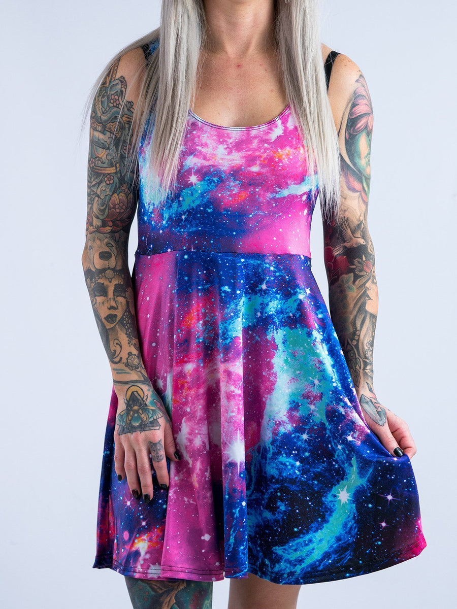 Galaxy 2.0 Flowy Racerback Dress