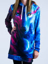 Galaxy Wolf Hooded Dress