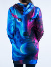 Galaxy Wolf Hooded Dress