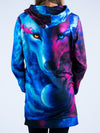 Galaxy Wolf Hooded Dress