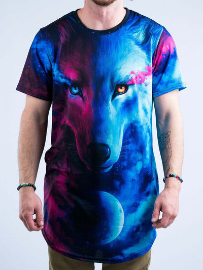 Galaxy Wolf Tall Tee