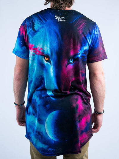 Galaxy Wolf Tall Tee